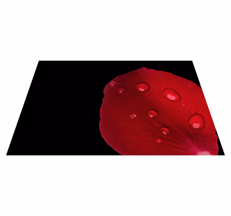 Podmetač tekstura crvenih latica - TenStickers