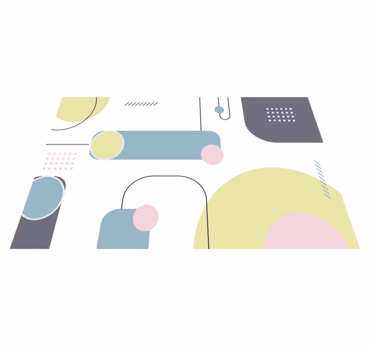Podmetač moderan u geometrijskom obliku - TenStickers