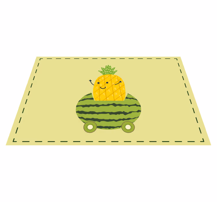 Podmetač djeca ananas lubenica vozilo - TenStickers