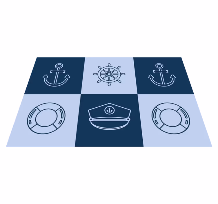 Podmetač izvornik pomorski simboli mat - TenStickers