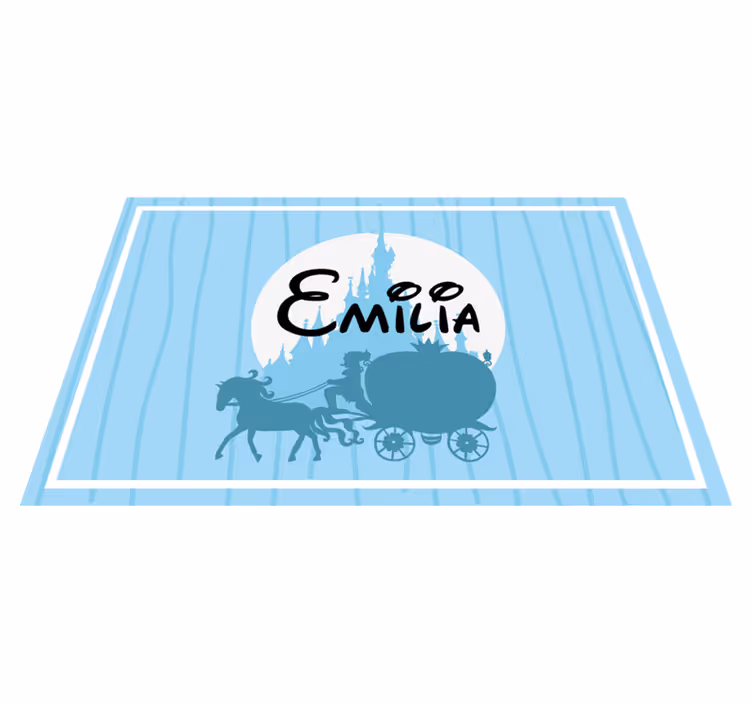 Podmetač djeca kočija vučena konjima - TenStickers