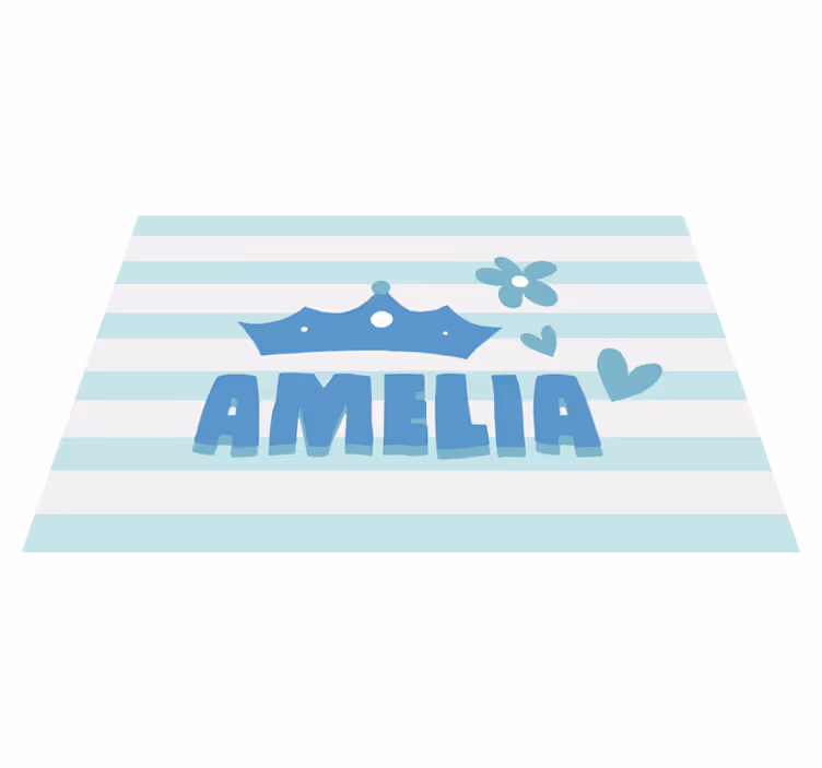 Podmetač djeca kruna i ime - TenStickers