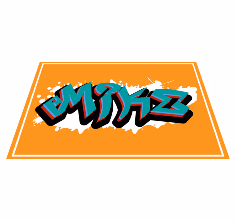 Wild style king graffiti personalizirani podmetači - TenStickers