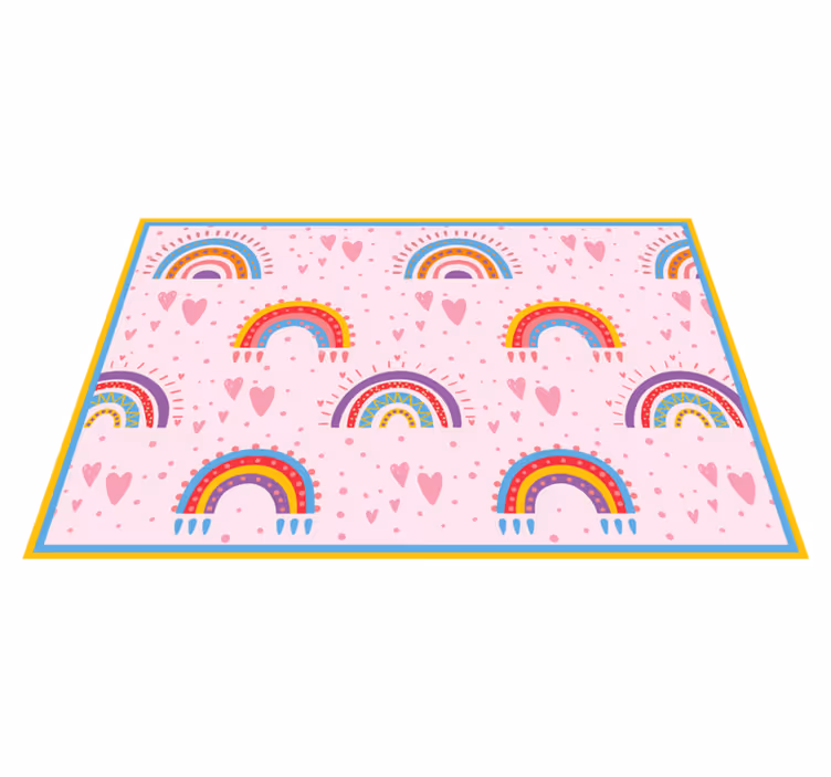 Podmetač djeca s vibrantnim duginim motivima - TenStickers