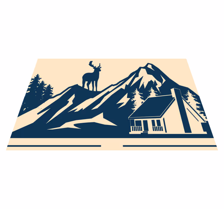 Podmetač izvornik grand planina pejzaž - TenStickers