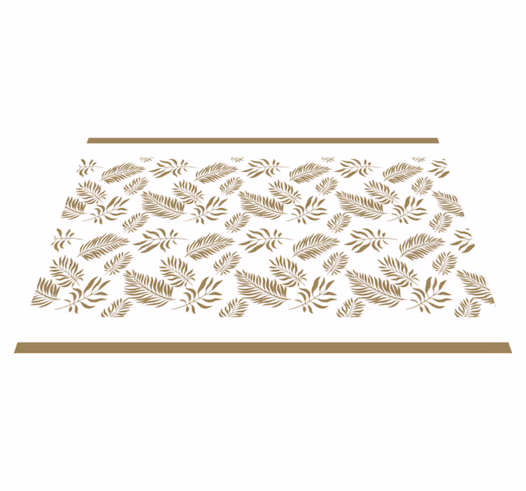 Podmetač tekstura inspiracija elegantnog lista - TenStickers