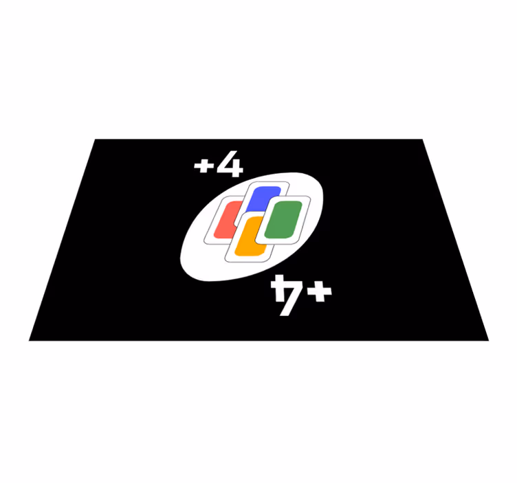 Podmetač izvornik dizajn inspiriran kartama - TenStickers