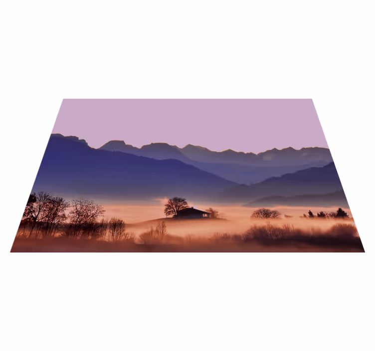 Podmetač moderan serene planinske pejzaže - TenStickers