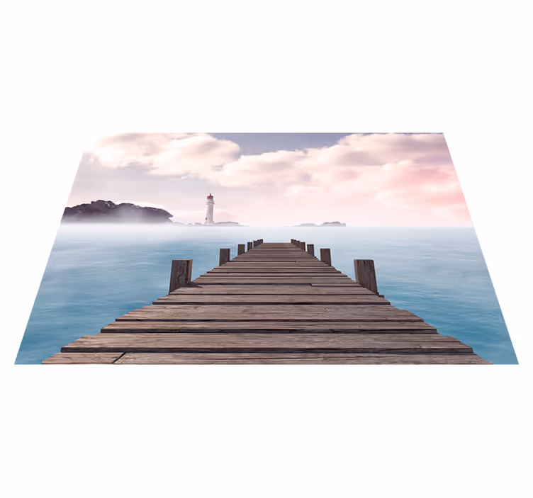 Podmetač moderan serene staza za dokove - TenStickers