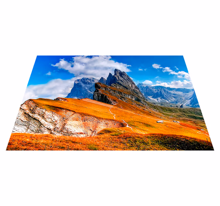 Podmetač moderan planinski slikoviti pogled - TenStickers