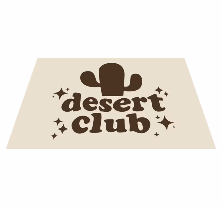 Podmetač izvornik cactus club dizajn - TenStickers