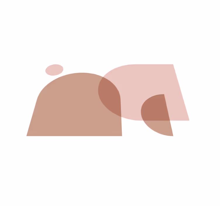 Podmetač moderan s suvremenim geometrijskim oblicima - TenStickers