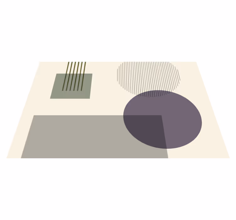 Podmetač moderan uzorak geometrijskih oblika - TenStickers