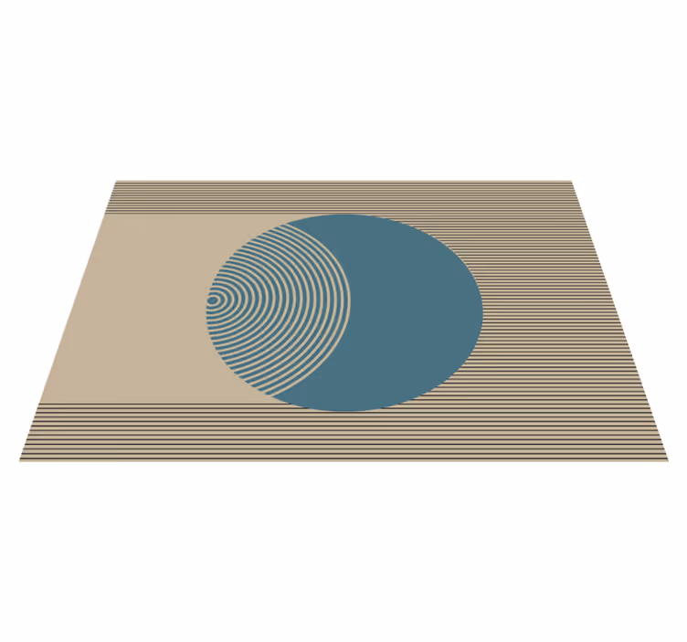 Podmetač moderan s geometrijskim kružnim motivom - TenStickers