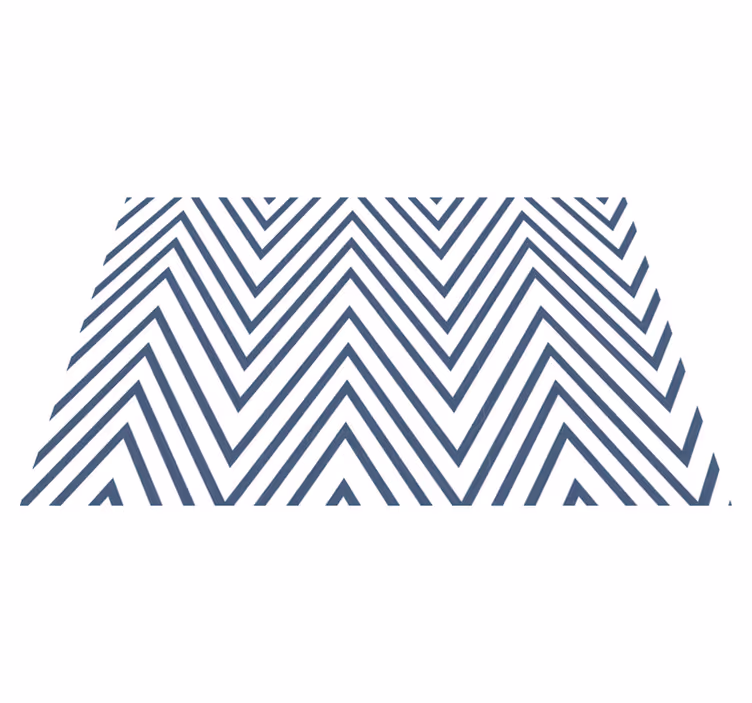 Podmetač moderan s elegantnim zig-zag uzorkom - TenStickers