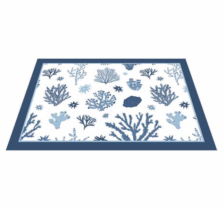 Podmetač tekstura koralji i morske biljke - TenStickers