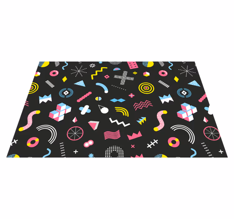 Podmetač izvornik vibrantni geometrijski elementi - TenStickers