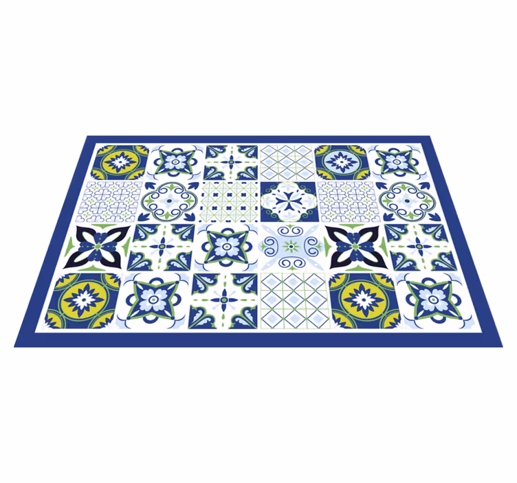 Podmetač tekstura Živopisne geometrijske kompozicije - TenStickers