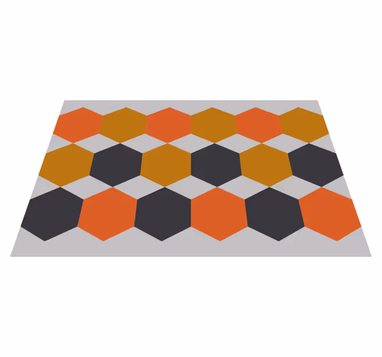 Podmetač moderan s heksagonalnim uzorkom - TenStickers