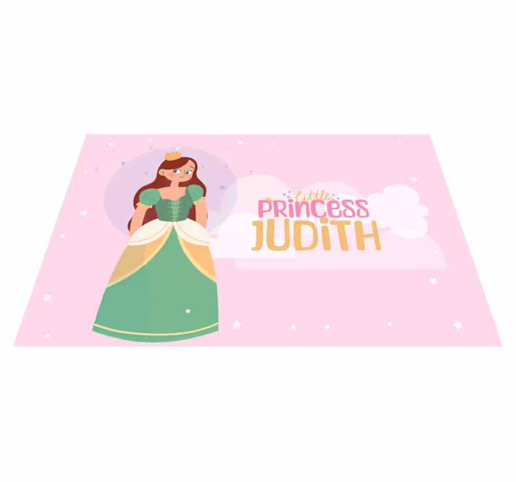 Podmetač s imenom mala princezaMala princeza - TenStickers