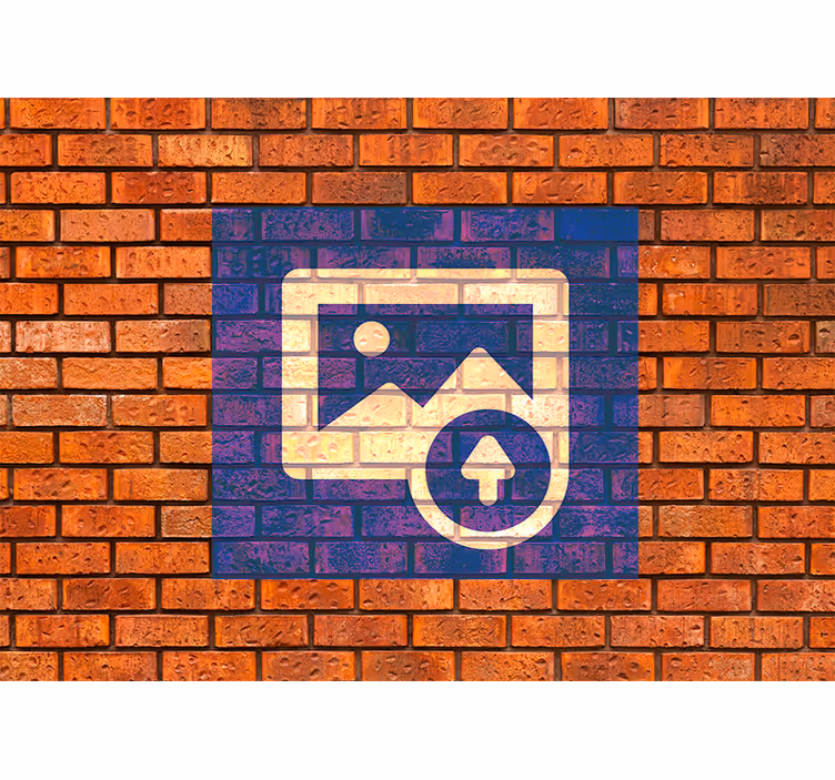 Foto tapete cigla efekt španjolske zastave - TenStickers