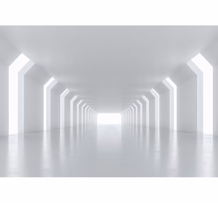 Apstraktni fototapete futuristička perspektiva koridora - TenStickers