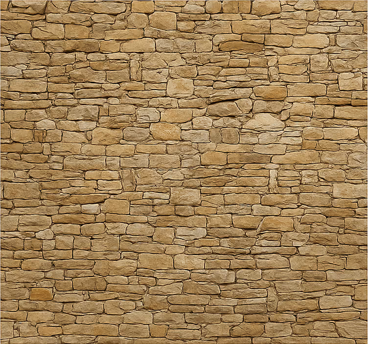 Foto tapete za dnevni boravak bež kameni zid - TenStickers