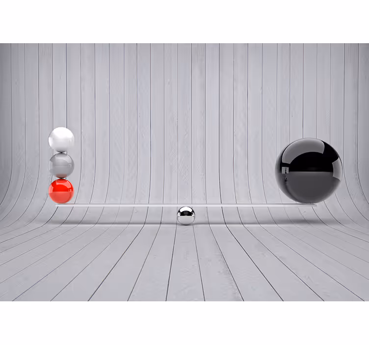 Uravnotežite 3d zidni mural za vas - TenStickers