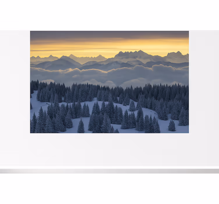 Foto tapete planinski švicarske alpe – aiguilles du midi - TenStickers