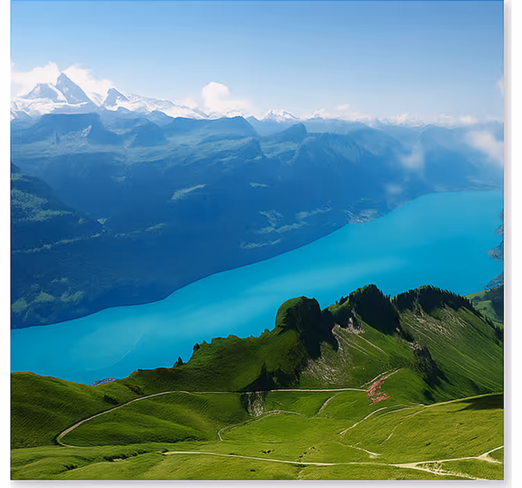 Foto tapete planinski snježni alpski vrh - TenStickers