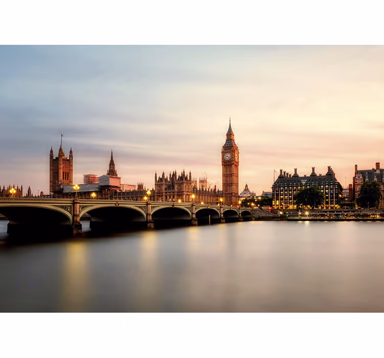 Foto tapete London london skyline sumrak - TenStickers