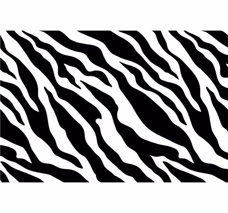 Foto tapete afričkog stila zebra uzorak crno-bijeli - TenStickers