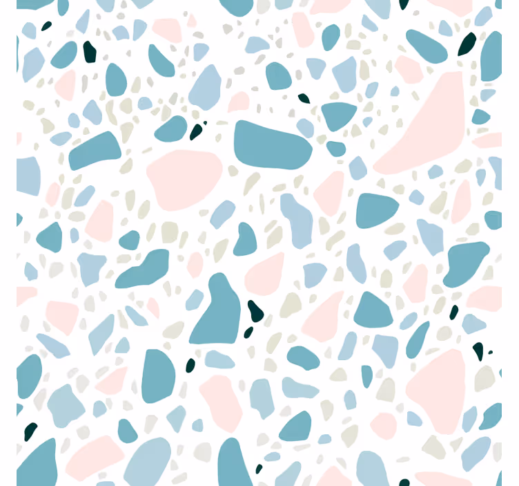 Foto tapete kupaonica s terrazzo uzorkom pločica - TenStickers