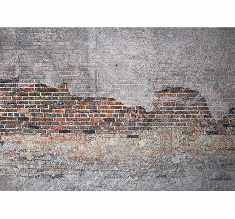 Foto tapete hodnika industrijski slomljeni zidovi - TenStickers