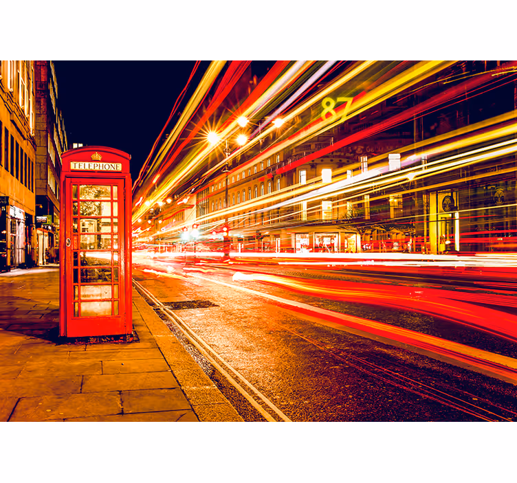 Foto tapete London kultna londonska noć - TenStickers