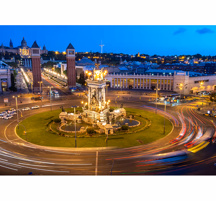 Zidni zid zidne zidine, barcelona plaza de españa - TenStickers