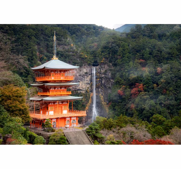 Foto tapeta povijesna japanska pagoda - TenStickers
