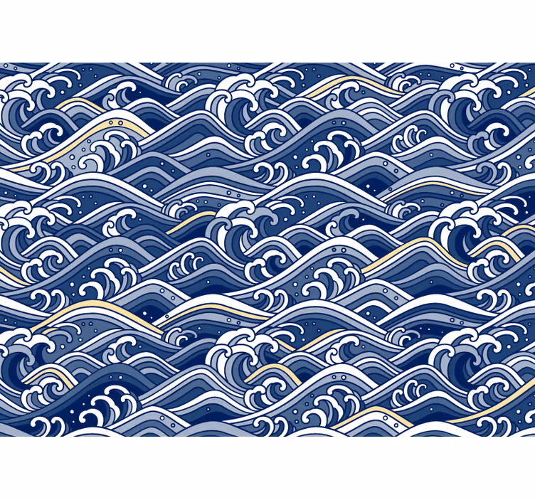 Foto tapeta valovi oceana u pokretu - TenStickers