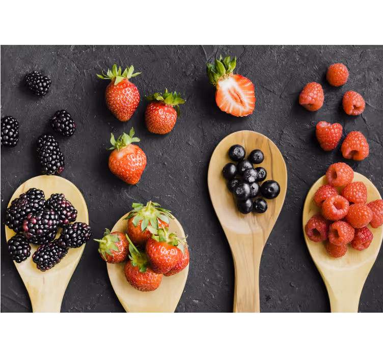 Foto tapete cvijet berry kolekcija prikaz - TenStickers