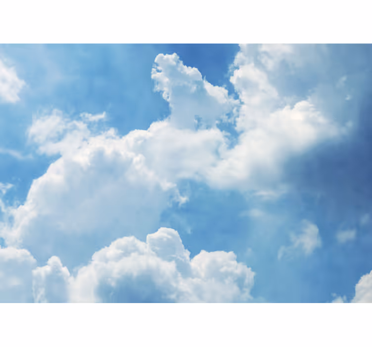Foto tapete nebo cumulus oblaci u raju - TenStickers