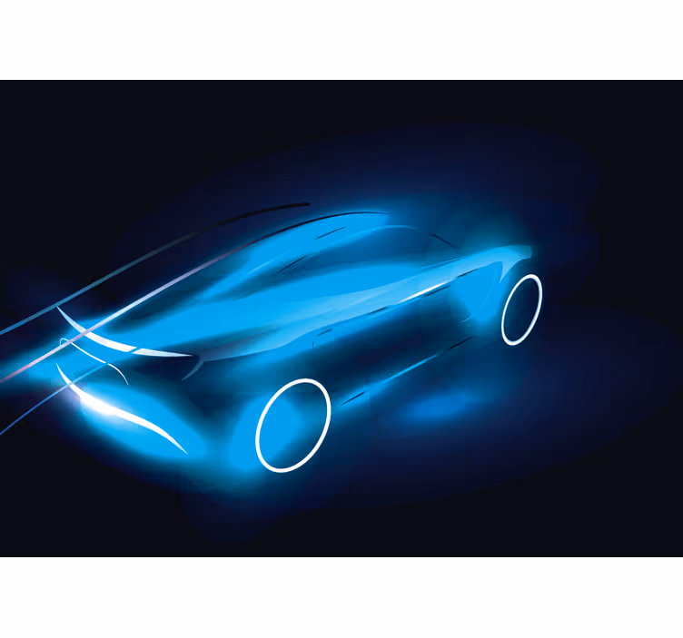 Foto tapete vozila futuristički dizajn automobila - TenStickers