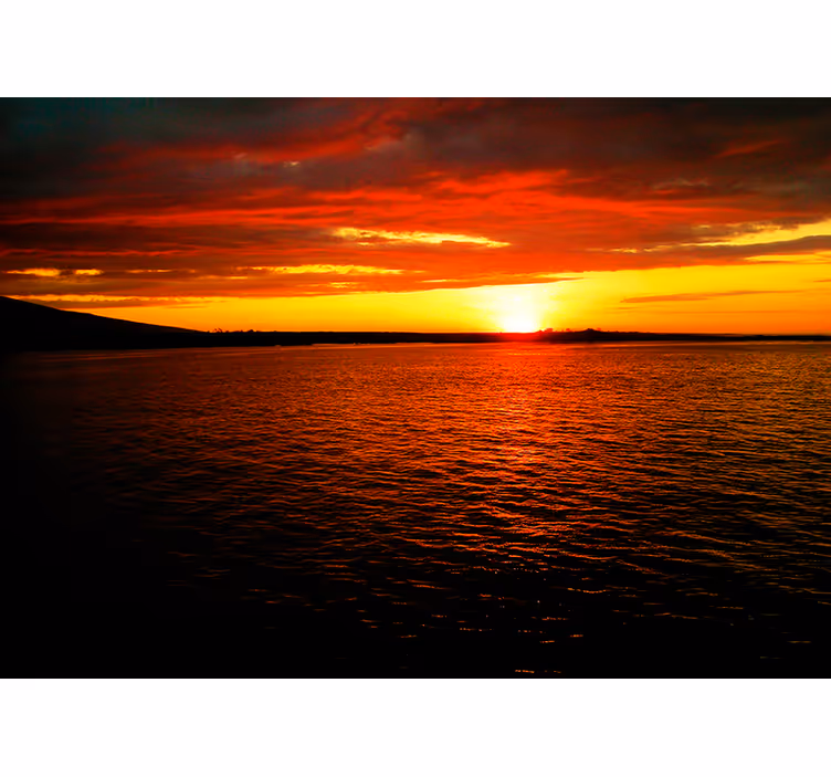 Foto tapeta sumrak iznad oceana - TenStickers