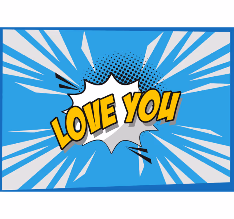 Strip naslov romantična pozadina fotografija - TenStickers
