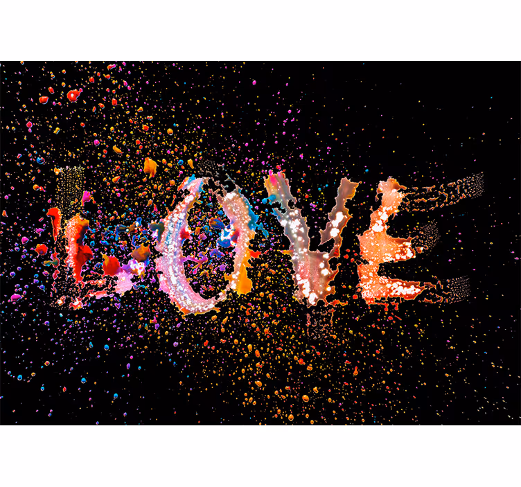 Foto tapete ljubav grafiti s motivima ljubavi - TenStickers