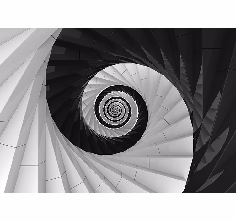 Apstraktni fototapete struktura spiralnog efekta - TenStickers