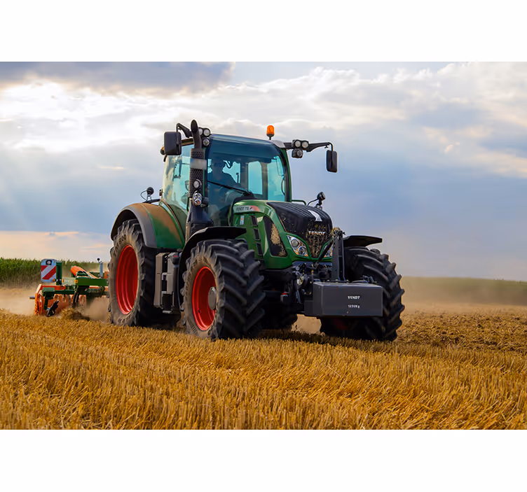 Traktor krajolik vozila fototapeta - TenStickers