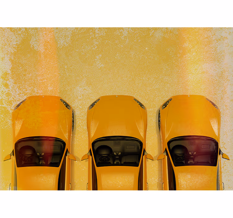 Foto tapete vozila žuti sportski automobili - TenStickers