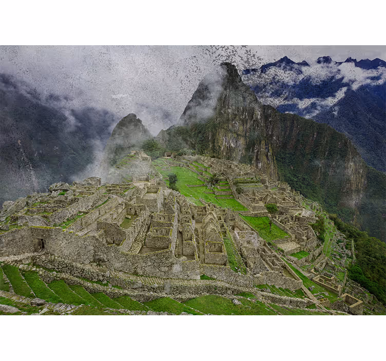 Zidne slike i zidne freske machu picchu ruine - TenStickers