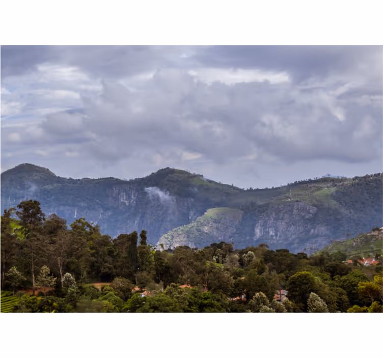 Foto tapeta mirni pogled na planine - TenStickers