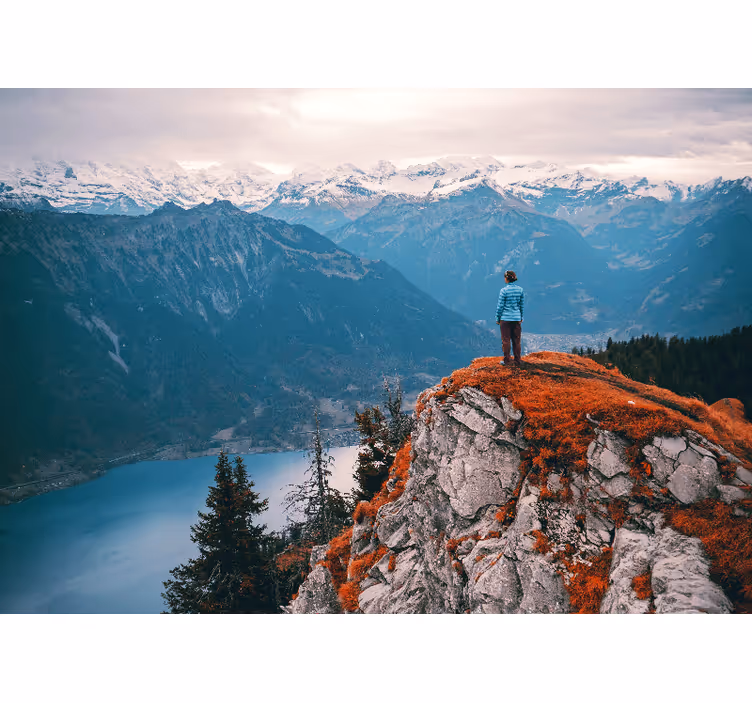 Foto tapeta mirna panorama planina - TenStickers